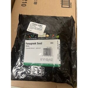 Frontier Whole Fenugreek Seed 16 oz (453 g)  12/2028